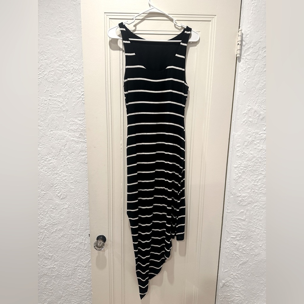 Bebe Stripe Dress Size S